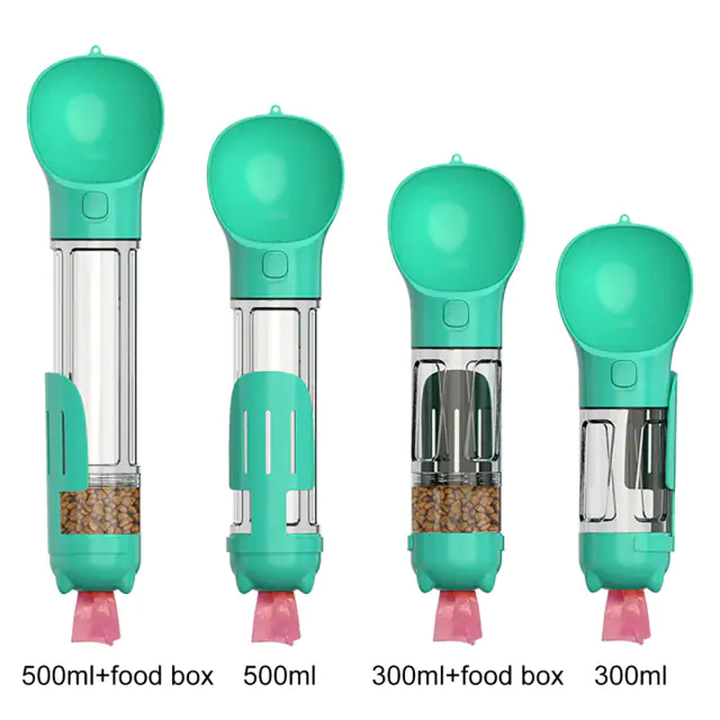 Portable Pet Feeder & Water Bottle Combo