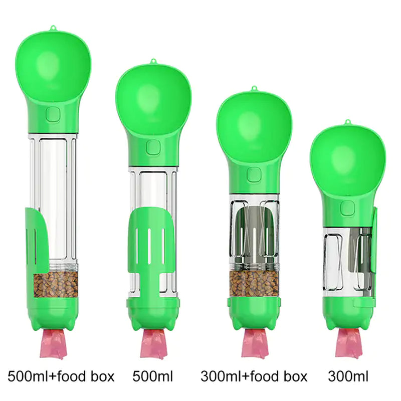 Portable Pet Feeder & Water Bottle Combo